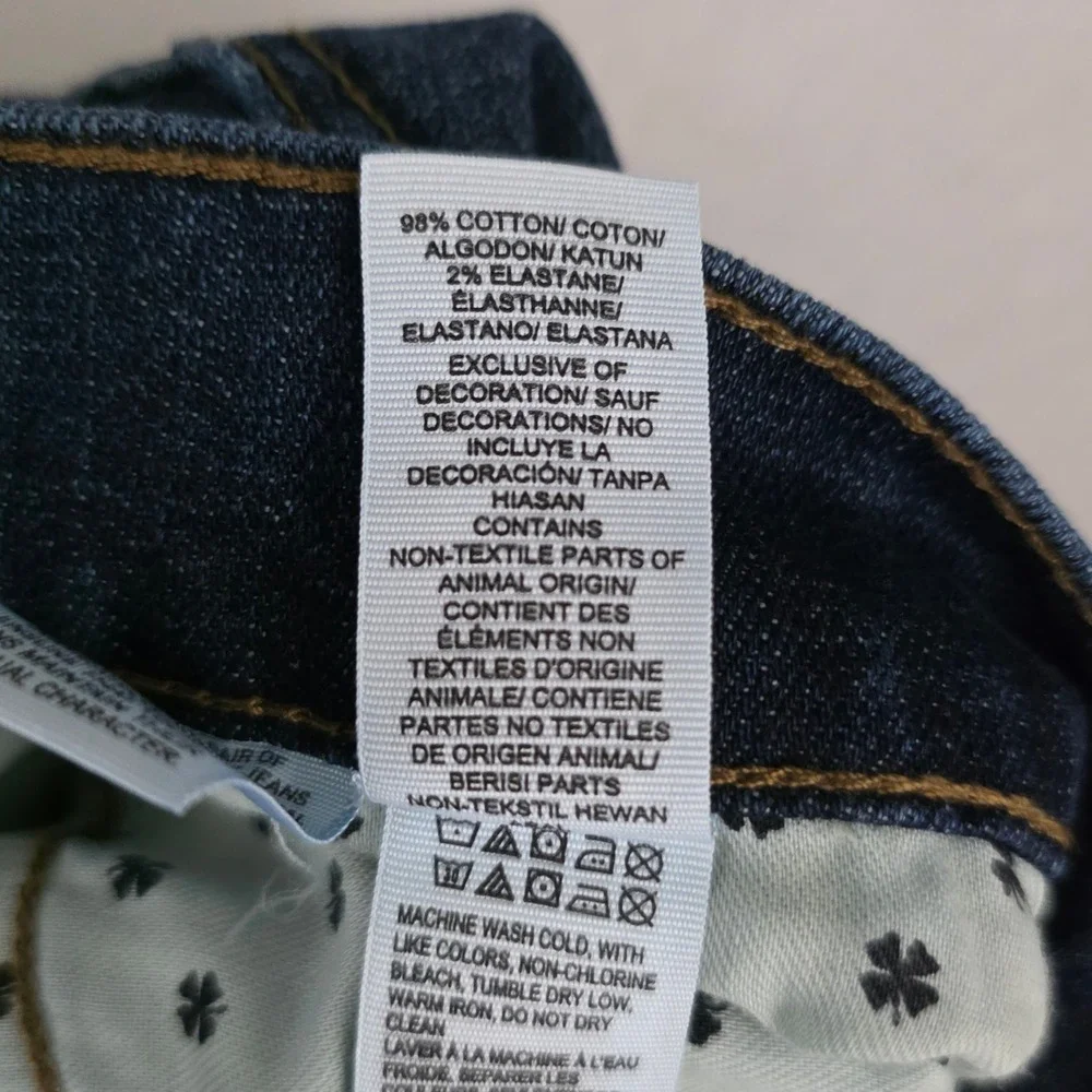 Lucky Brand 221 Straight Leg Jeans Mens Medium Wash Blue Stretch Denim Sz 38X30